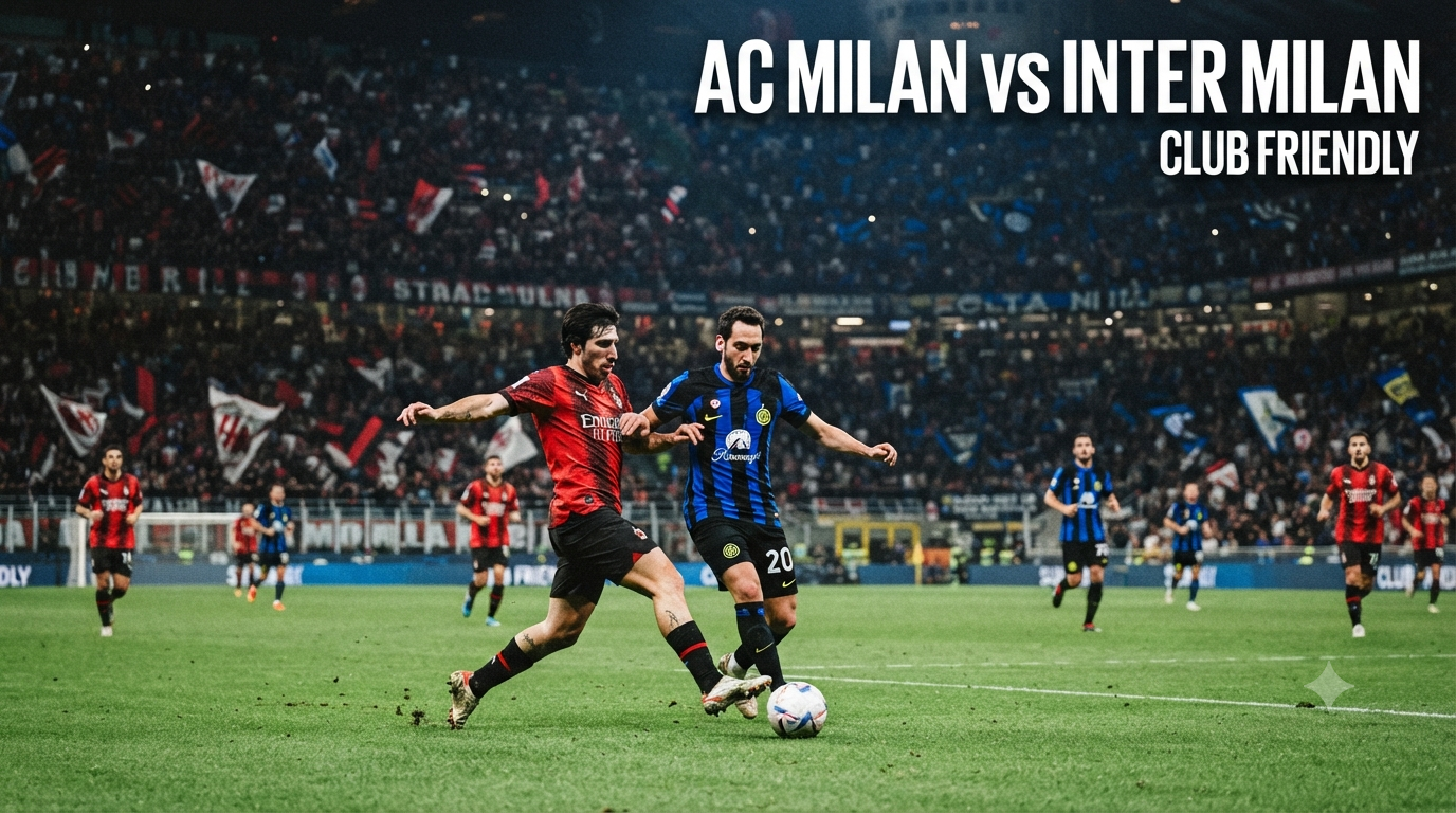 AC Milan vs Inter Milan Club Friendly Sore Ini Pukul 18.00 WIB—Nikmati Streaming Nyaman Bersama Tigoals